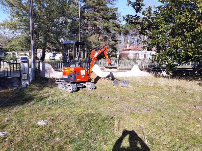 Location Mini-pelle 1.5 tonne Kubota